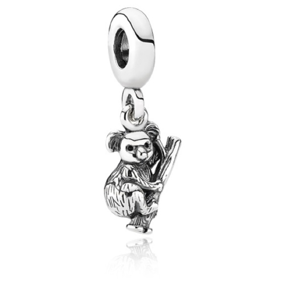 Genuine Retired PANDORA Koala Dangle Charm; 791085
